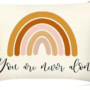 Buy One Get One Free, Boho Rainbow Cosmetic Bag Inspiration Canvas Makeup Bag